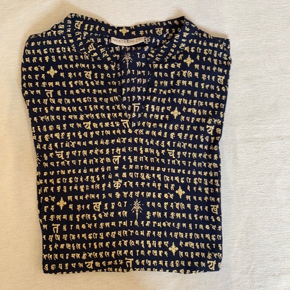 Shatranj Men's Band Collar Classic Tunic - Picture 1 of 9